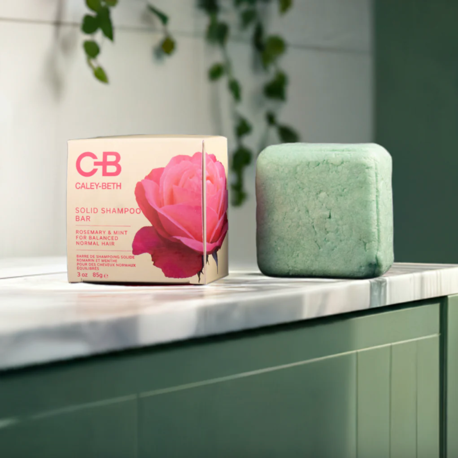 Rosemary and Mint Solid Shampoo Bar at Home Smith