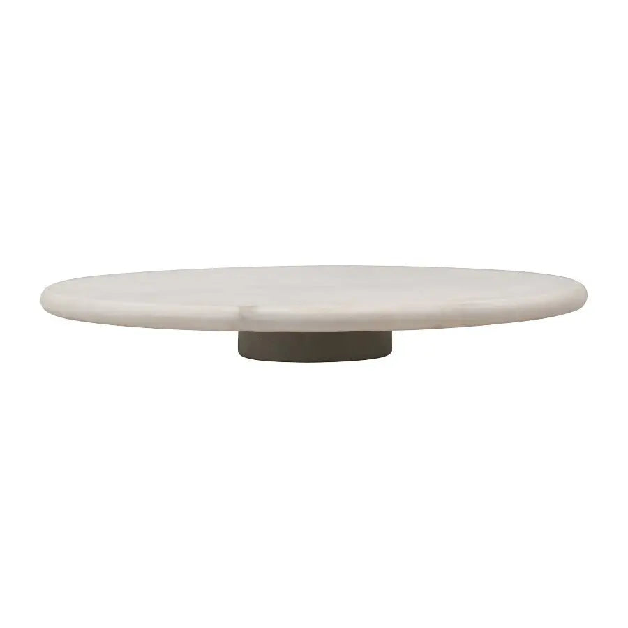 Round Marble Lazy Susan Serving Tray - Home Smith