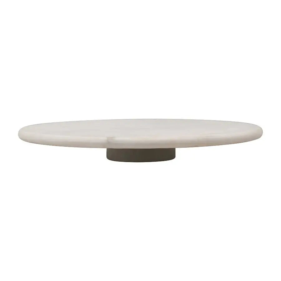 Round Marble Lazy Susan Serving Tray - Home Smith