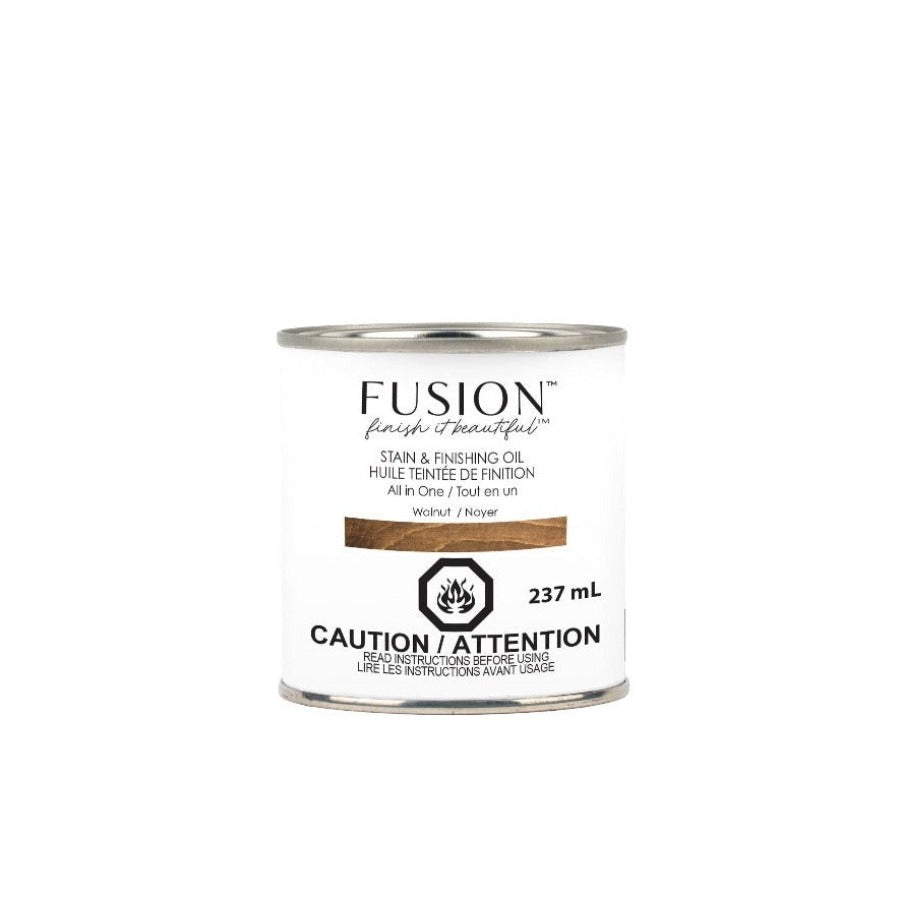 Fusion Stain and Finishing Oil in Walnut at Home Smith