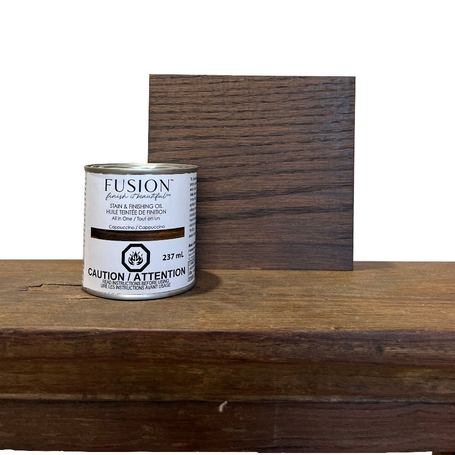 Fusion Stain & Finishing Oil - Cappuccino at Home Smith