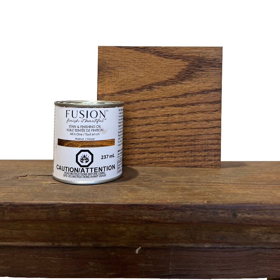 Fusion Stain & Finishing Oil in Walnut at Home Smith