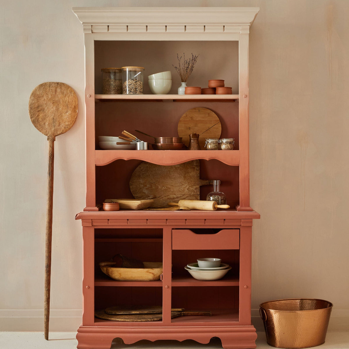 Alchemy Limestone and Chalk Furniture Paint by Fusion in Sienna at Home Smith