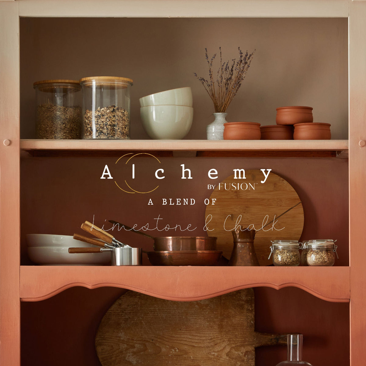 Alchemy Limestone and Chalk Furniture Paint by Fusion in Sienna at Home Smith