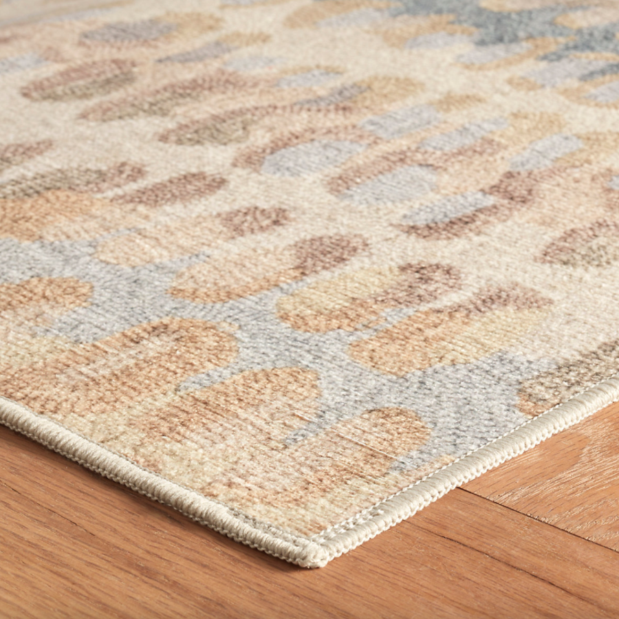 Paint Chip Machine Washable Rug at Home Smith