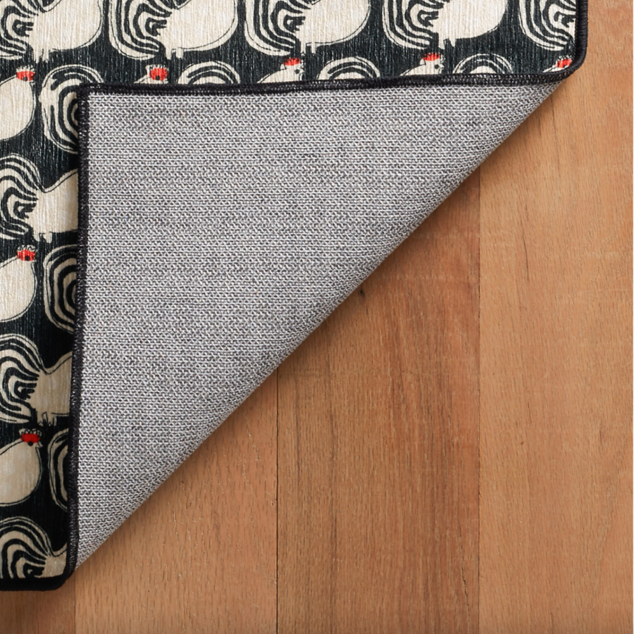 Cockadoodledoo Multi Machine Washable Rug at Home Smith