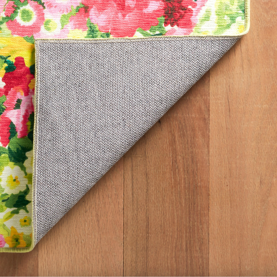 Chamomile Cluster Multi Machine Washable Rug In Stock