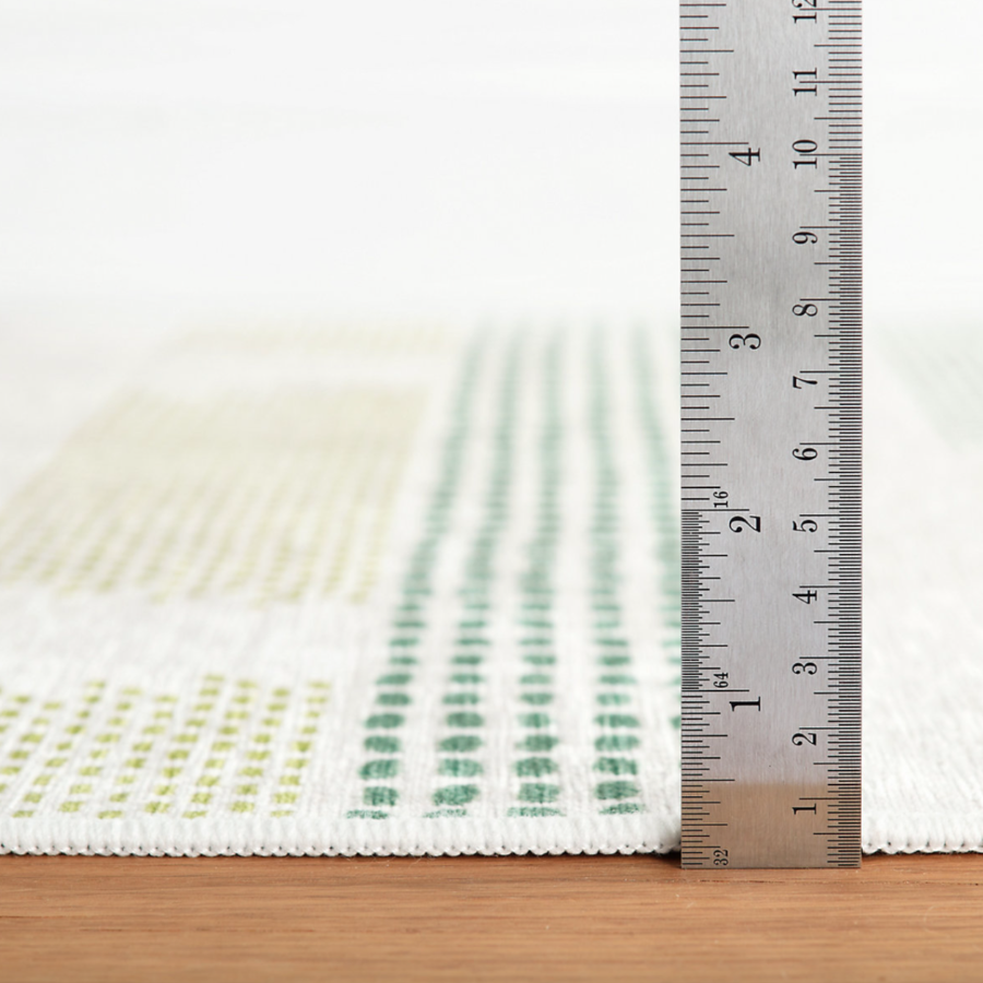 Tread Lightly Green Machine Washable Rug at Home Smith
