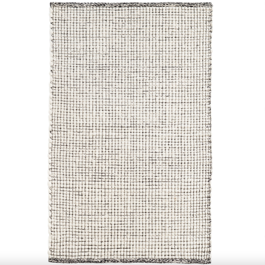 Network Black Handwoven Wool Dash & Albert Rugs at Home Smith
