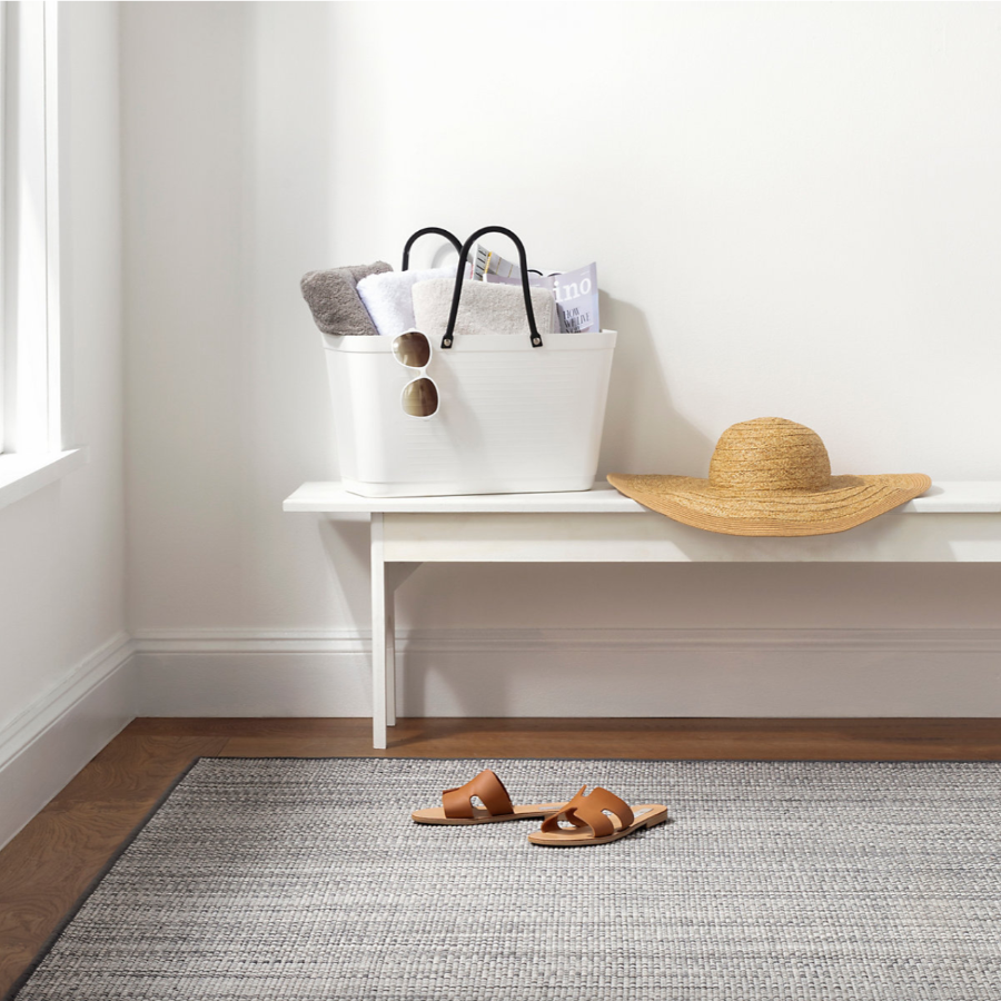 Fusion Grey Handwoven Indoor/Outdoor Dash & Albert Rug at Home Smith