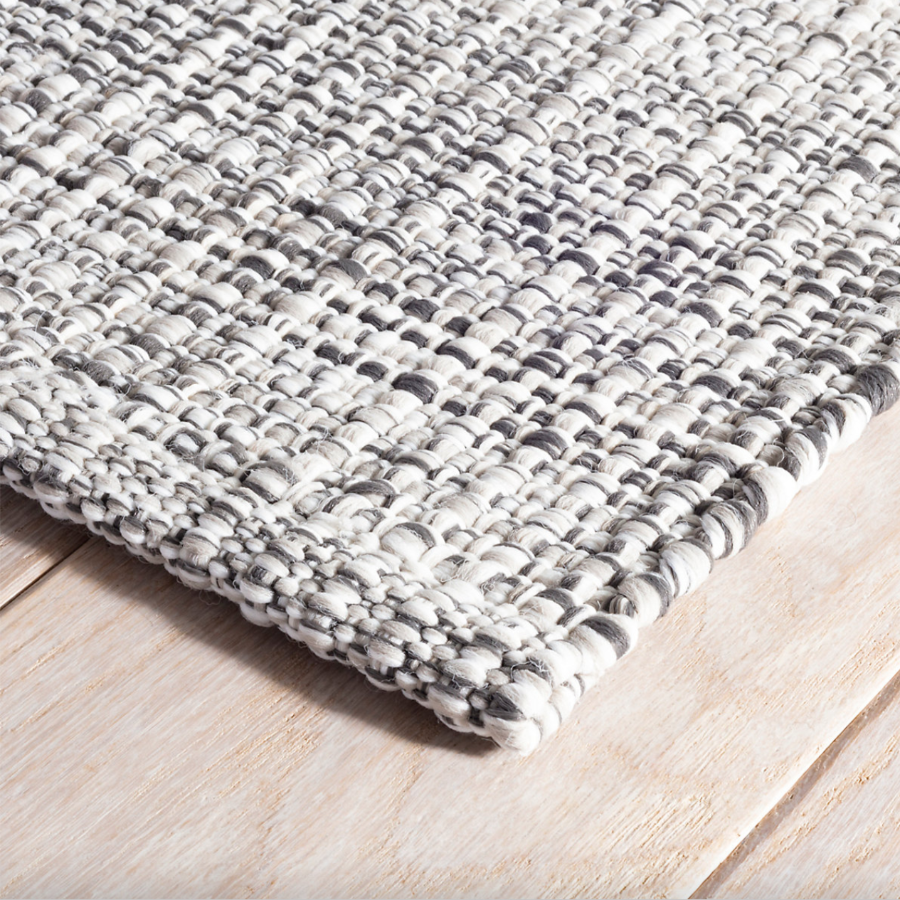Fusion Grey Handwoven Indoor/Outdoor Dash & Albert Rug at Home Smith