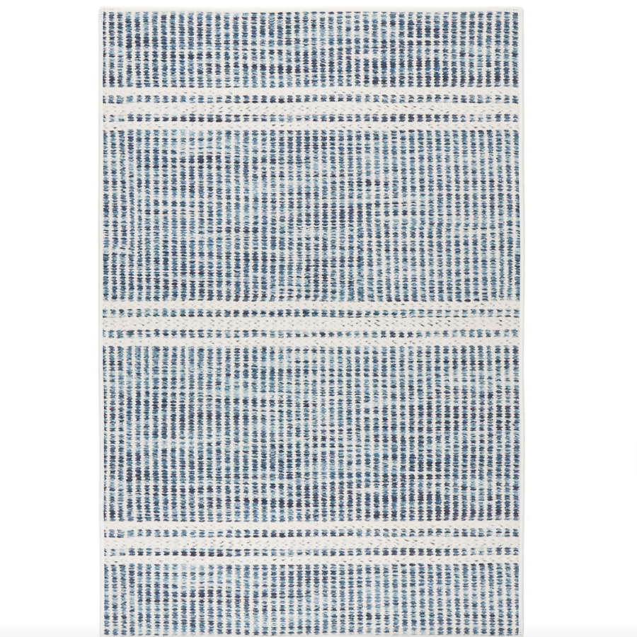 Malta Blue Machine Washable Rug from Dash and Albert at Home Smith