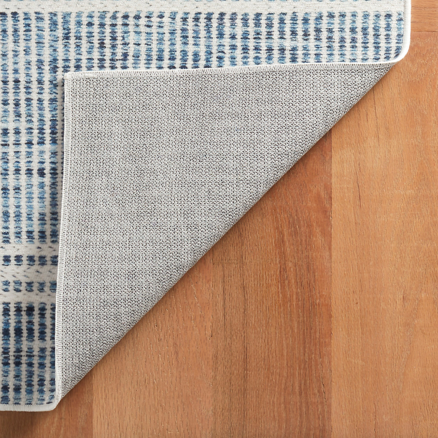 Malta Blue Machine Washable Rug from Dash and Albert at Home Smith