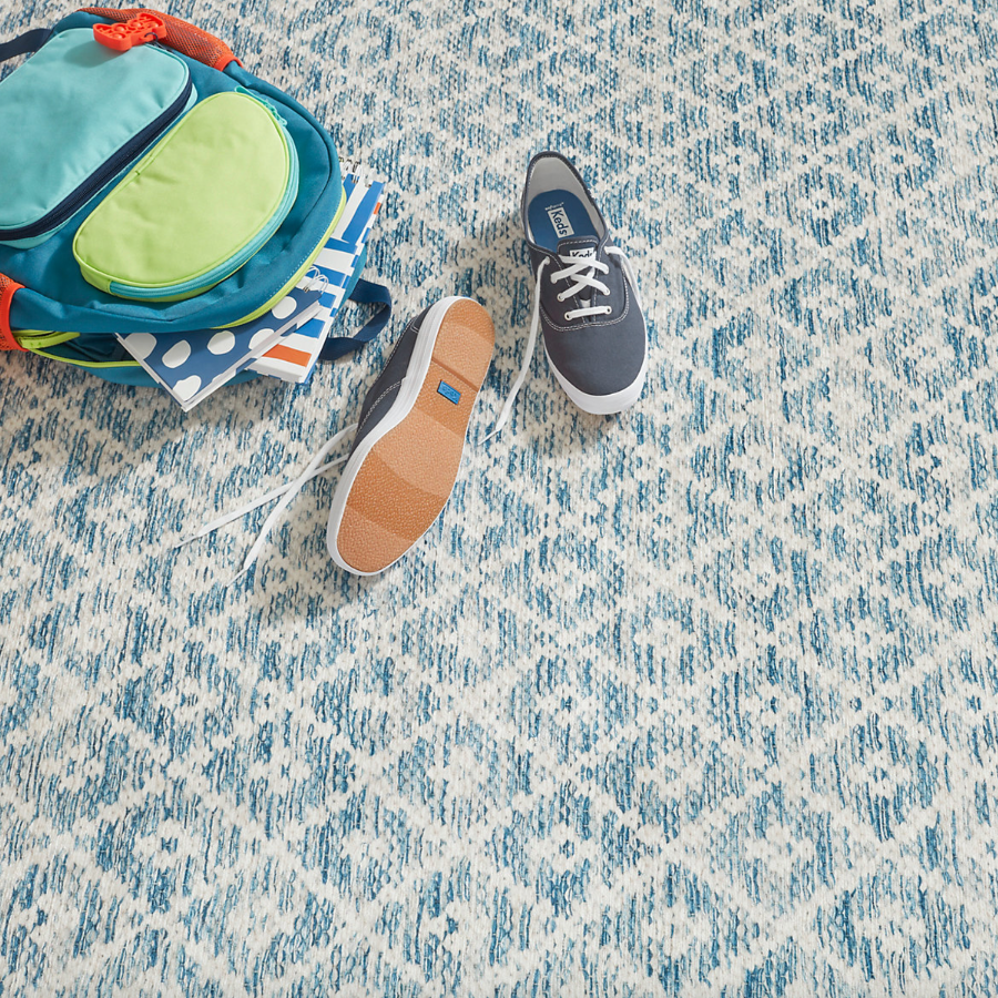 melange diamond washable rug from dash and albert at home smith