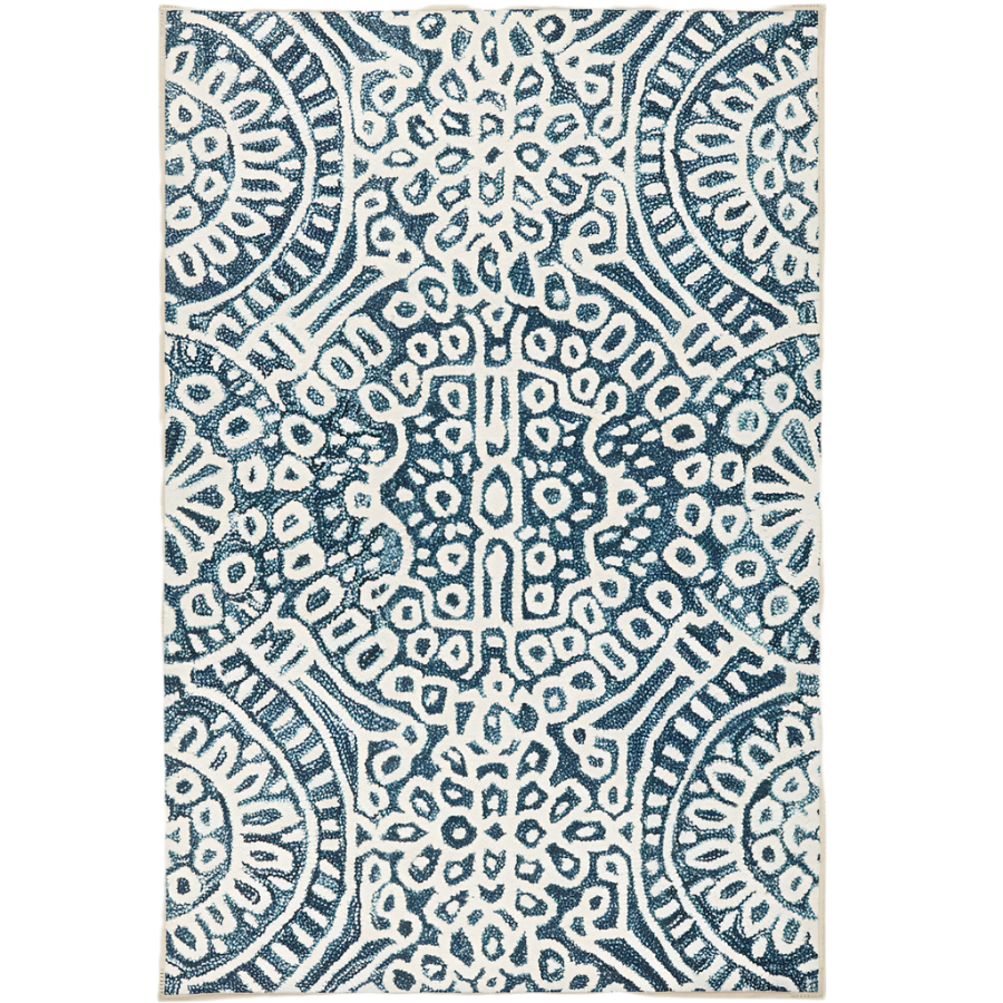 Temple Ink Washable rug from dash and albert at Home Smith