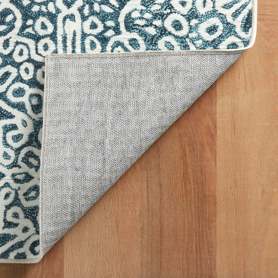 temple ink washable rug from dash and albert at Home Smith