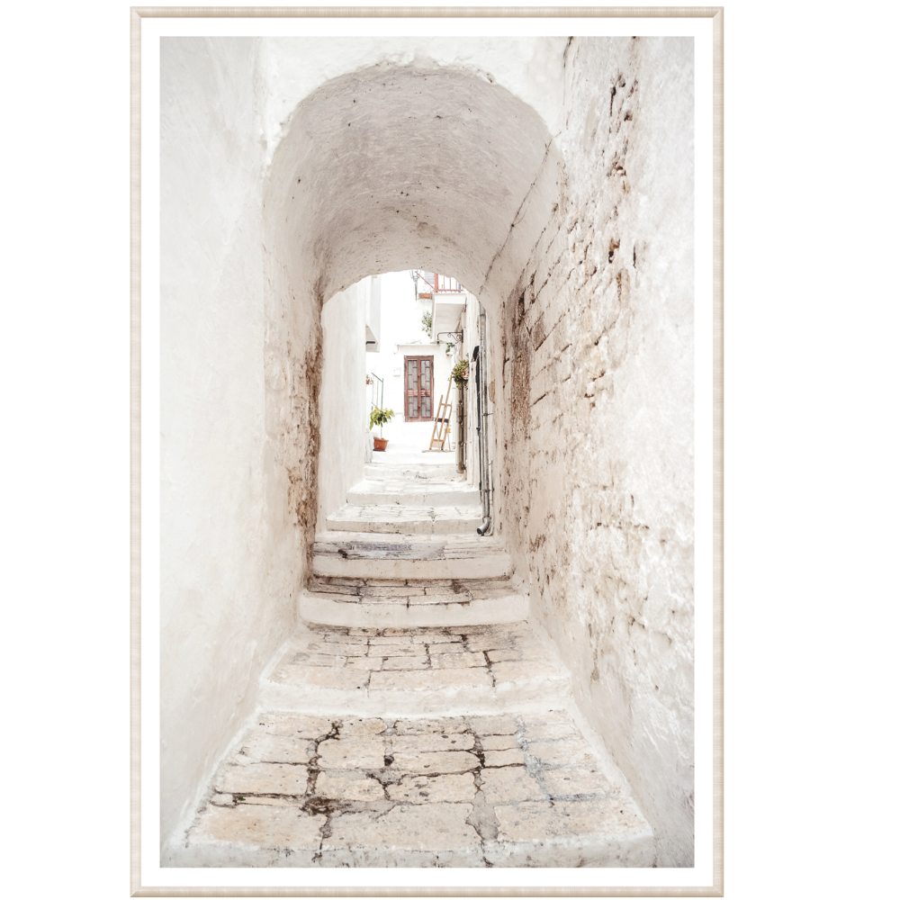 Masonry Series Framed Photographic Print Ostuni Italy at Home Smith