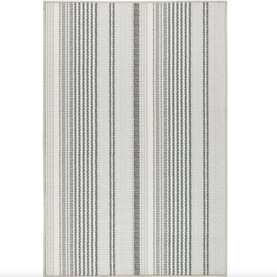 Gradation Ticking Machine Washable Rug from Annie Selke at Home Smith