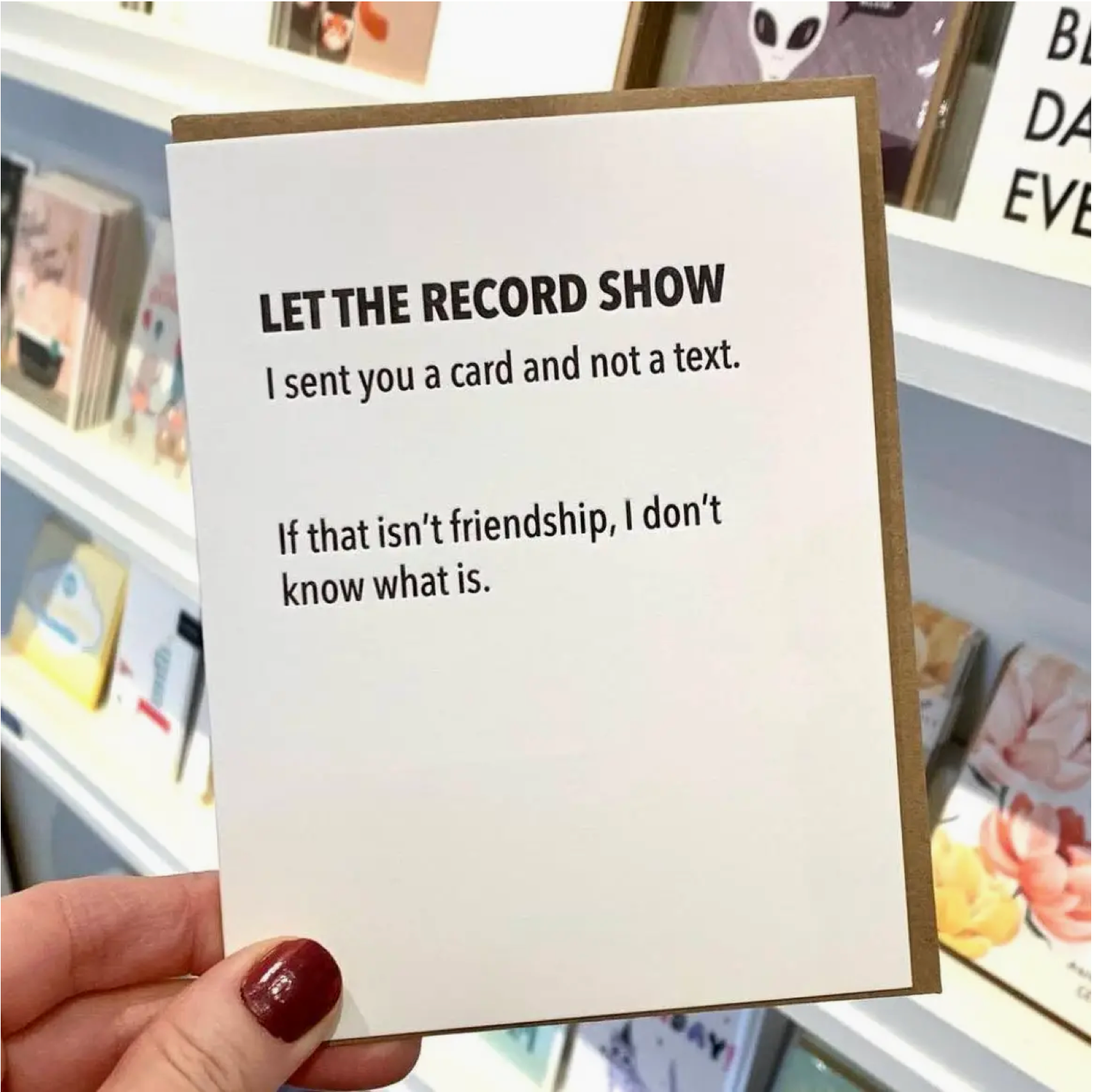 Sent Card Notecard