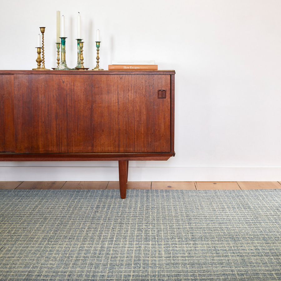 Conall Slate Hand Hooked Wool Rug