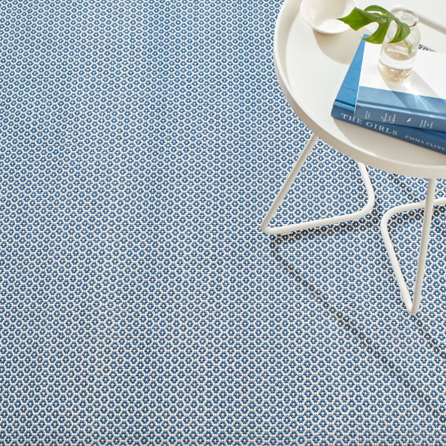 Finn Denim Handwoven Indoor/Outdoor Rug at Home Smith