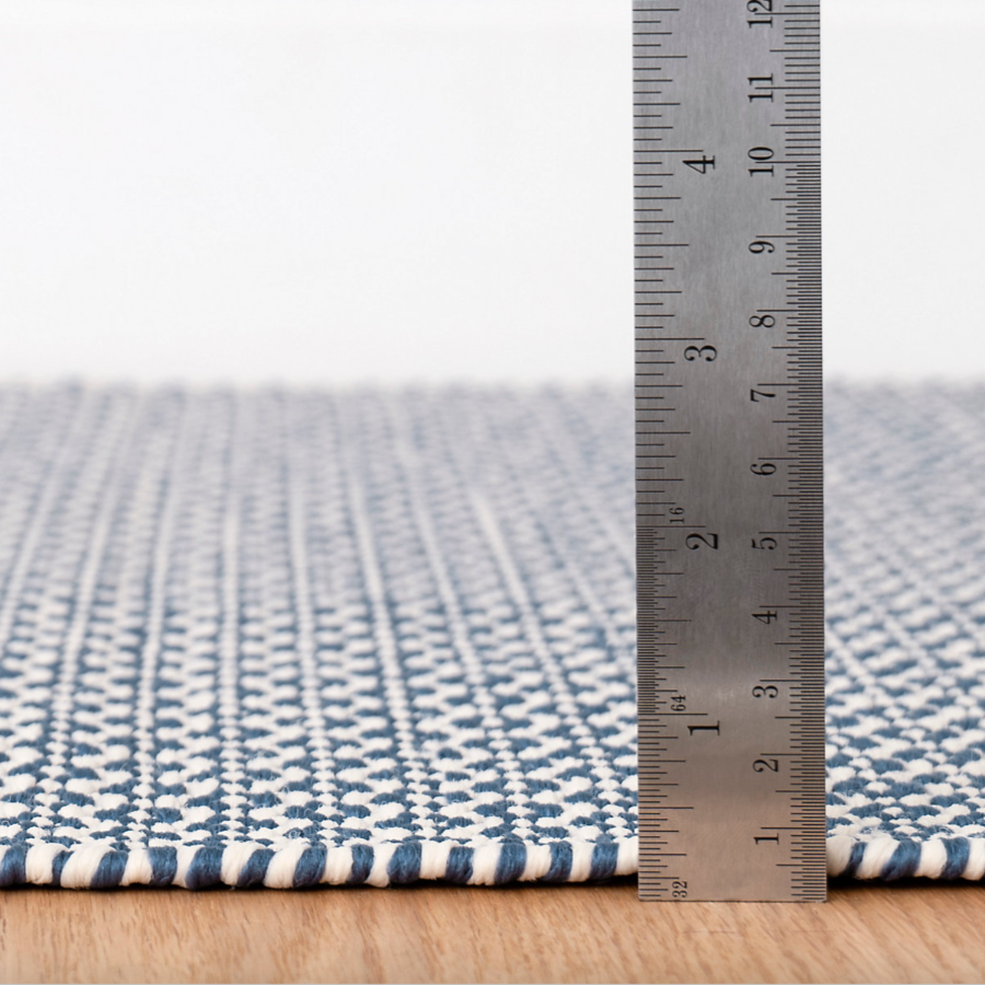 Finn Denim Handwoven Indoor/Outdoor Rug at Home Smith