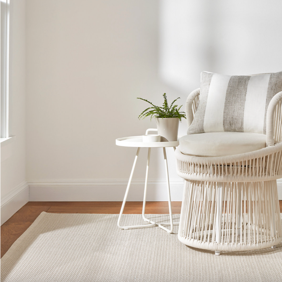 Finn Platinum Handwoven Indoor/Outdoor Rug