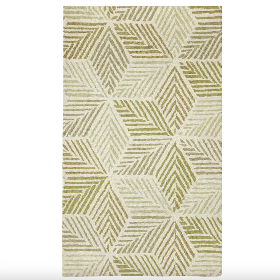 Karari Moss Hand Hooked Wool Rug at Home Smith