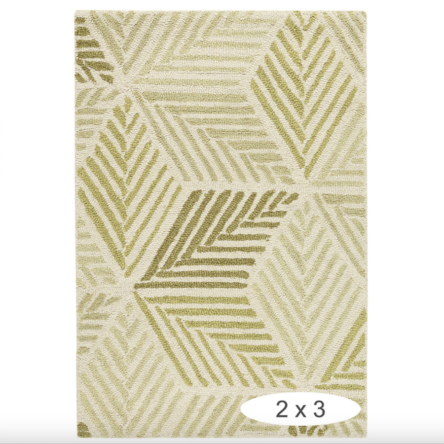 Karari Moss Hand Hooked Wool Rug at Home Smith