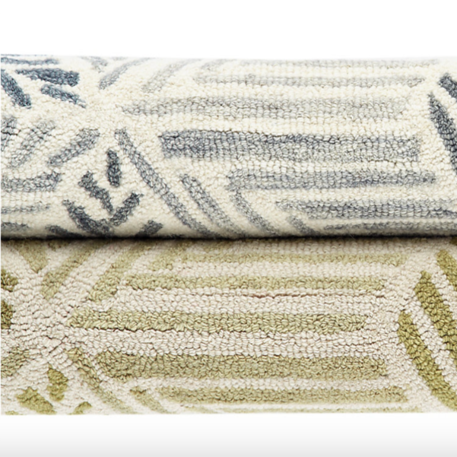 Karari Moss Hand Hooked Wool Rug at Home Smith