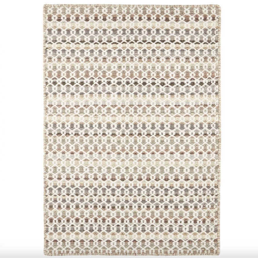 Poppy Natural Handwoven Wool Rug at Home Smith
