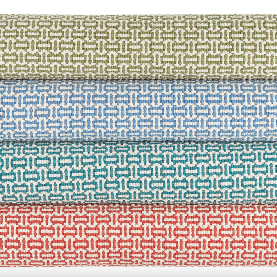 Miss Muffet French Blue Handwoven Cotton Rug at Home Smith