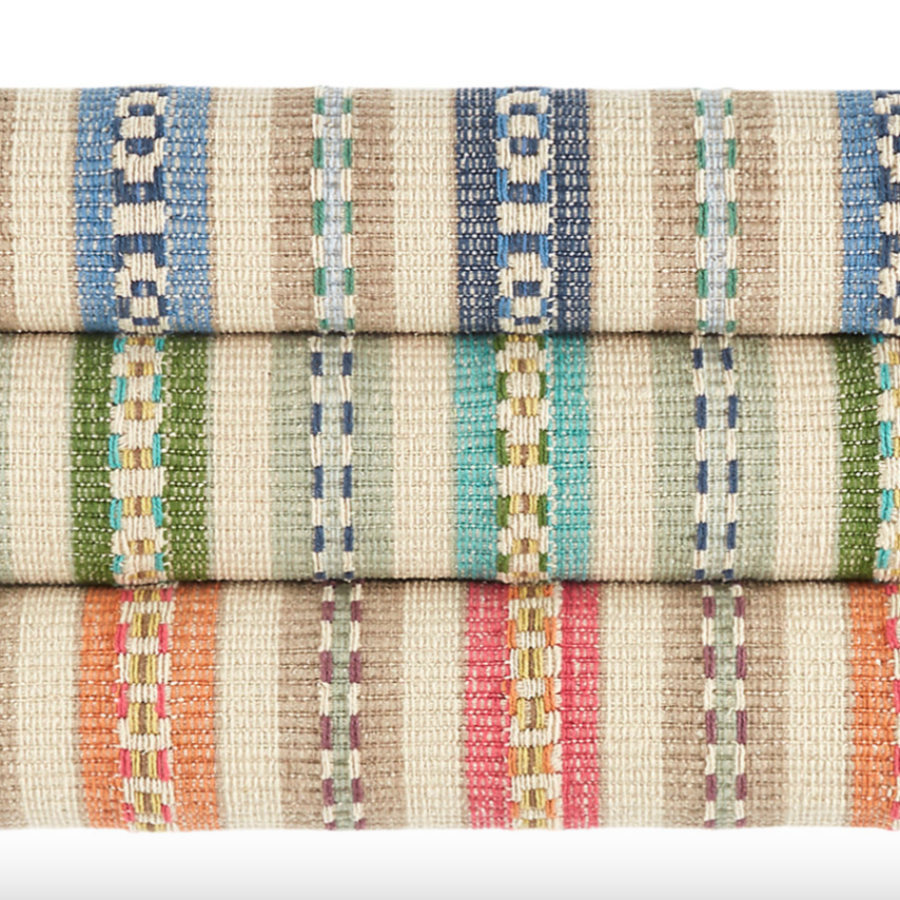 Long Slade Spice Handwoven Cotton Rug at Home Smith
