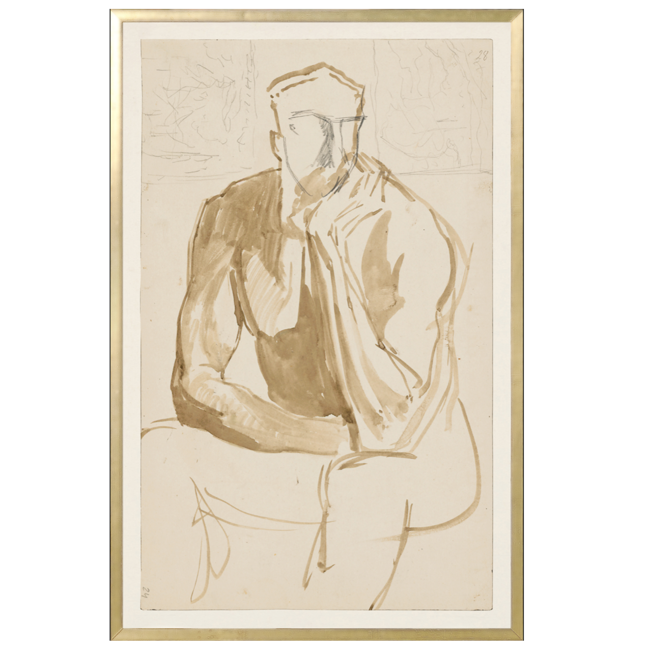 Studio Figure Framed Art Print at Home Smith