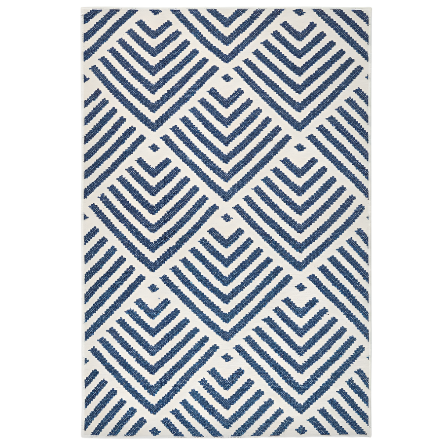 Cleo Navy Machine Washable Rug at Home Smith