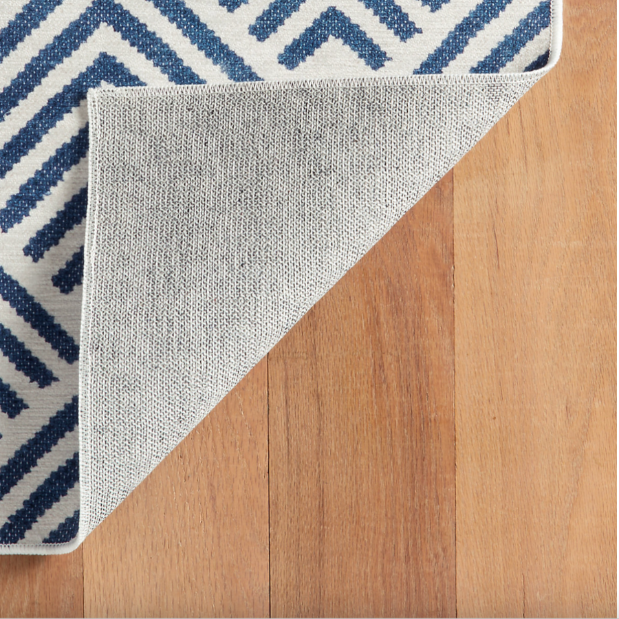 Cleo Navy Machine Washable Rug at Home Smith