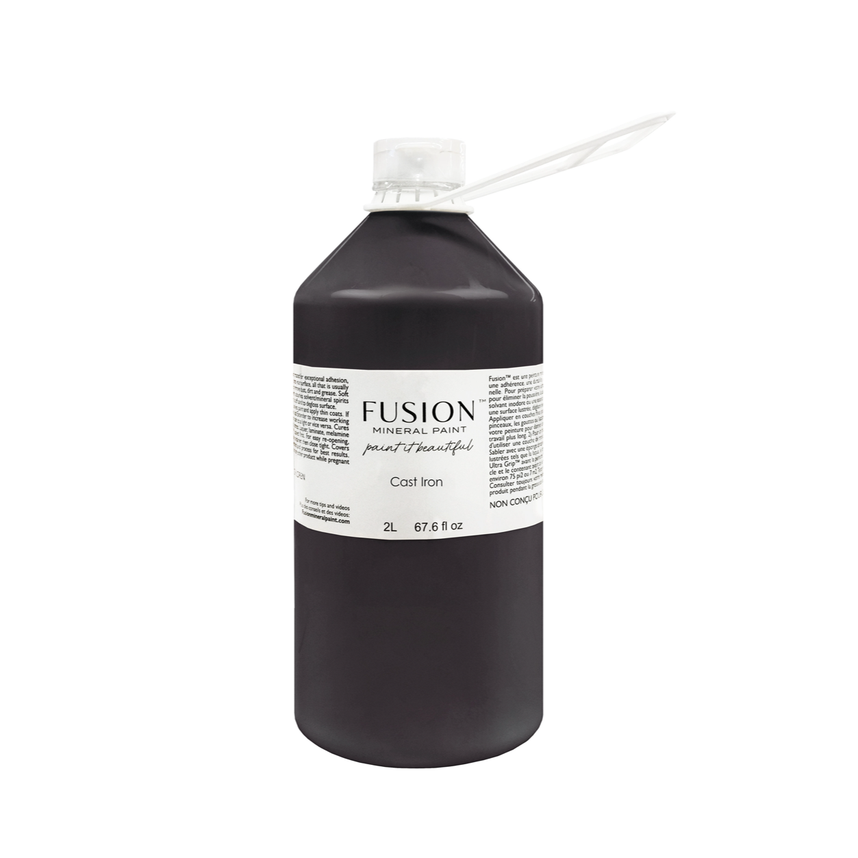 Fusion Mineral Paint 2 Litre Cast Iron at Home Smith