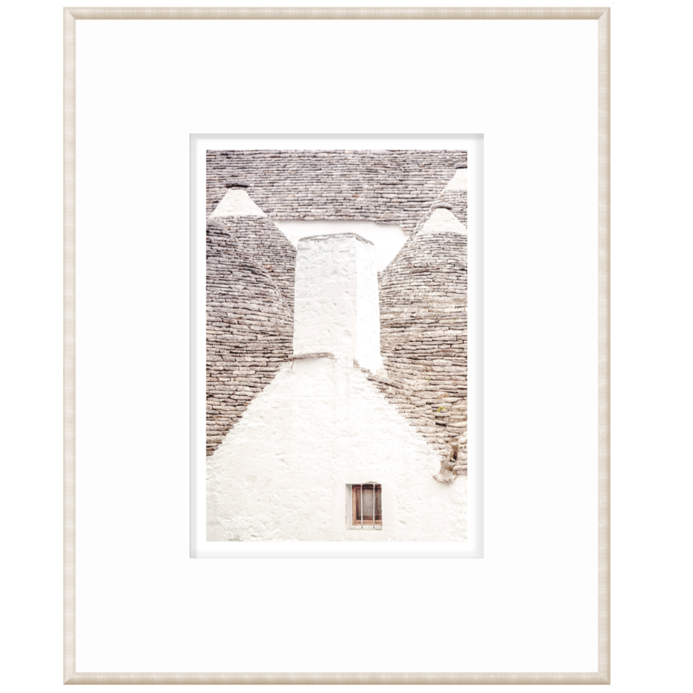 Trullo Rooftops architectural framed print at Home Smith