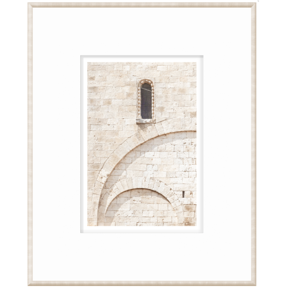 Photographies architecturales encadrées de la série Maçonnerie
