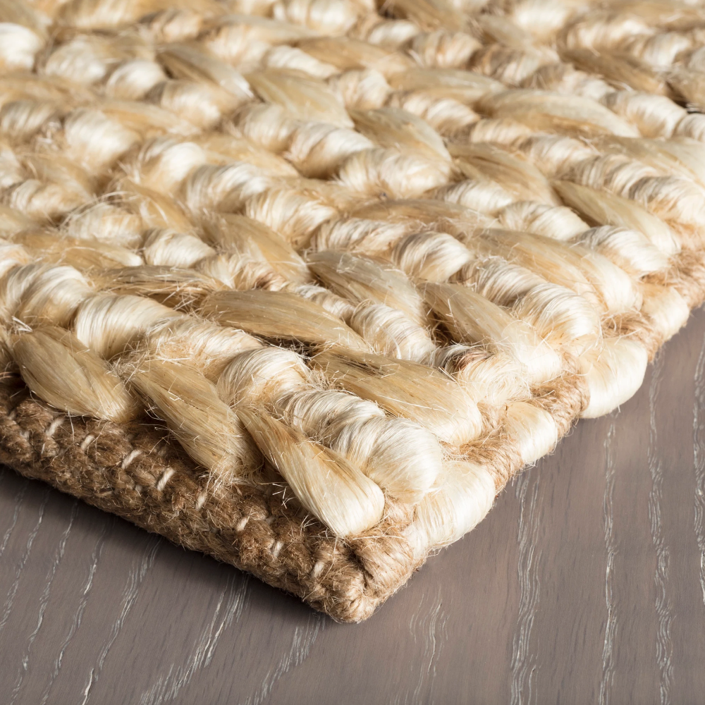 Detail oof Veranda Natural Indoor Outdoor rug at Home Smith