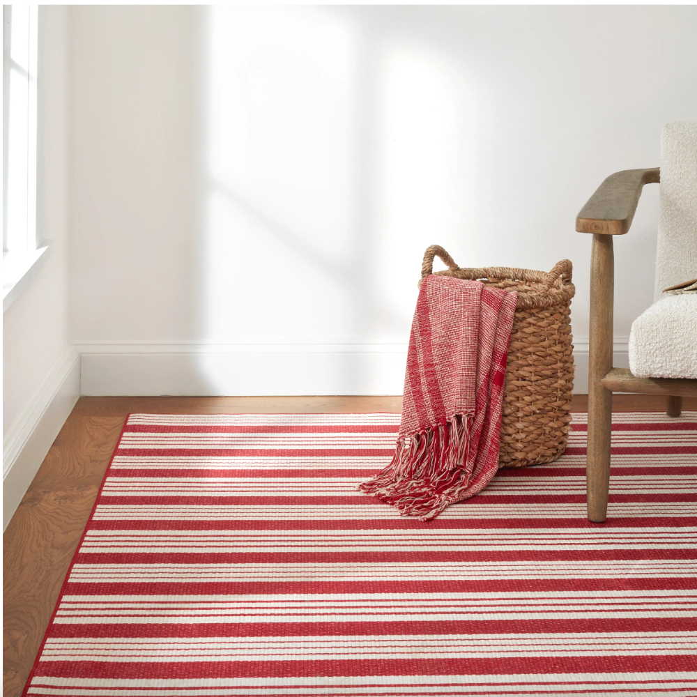 Abby red Stripe tricking from dash and albert at Home Smith