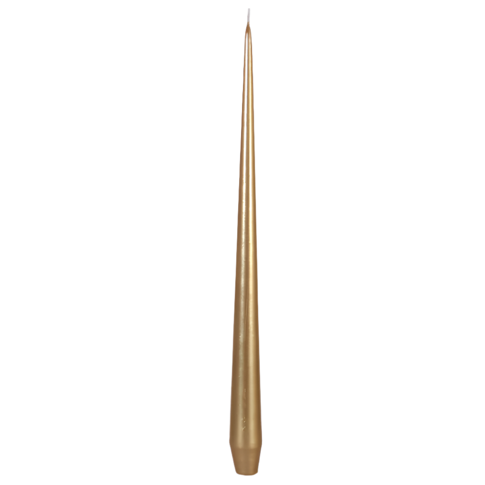 Metallic Gold Taper Candles from Shi Shi at Home Smith