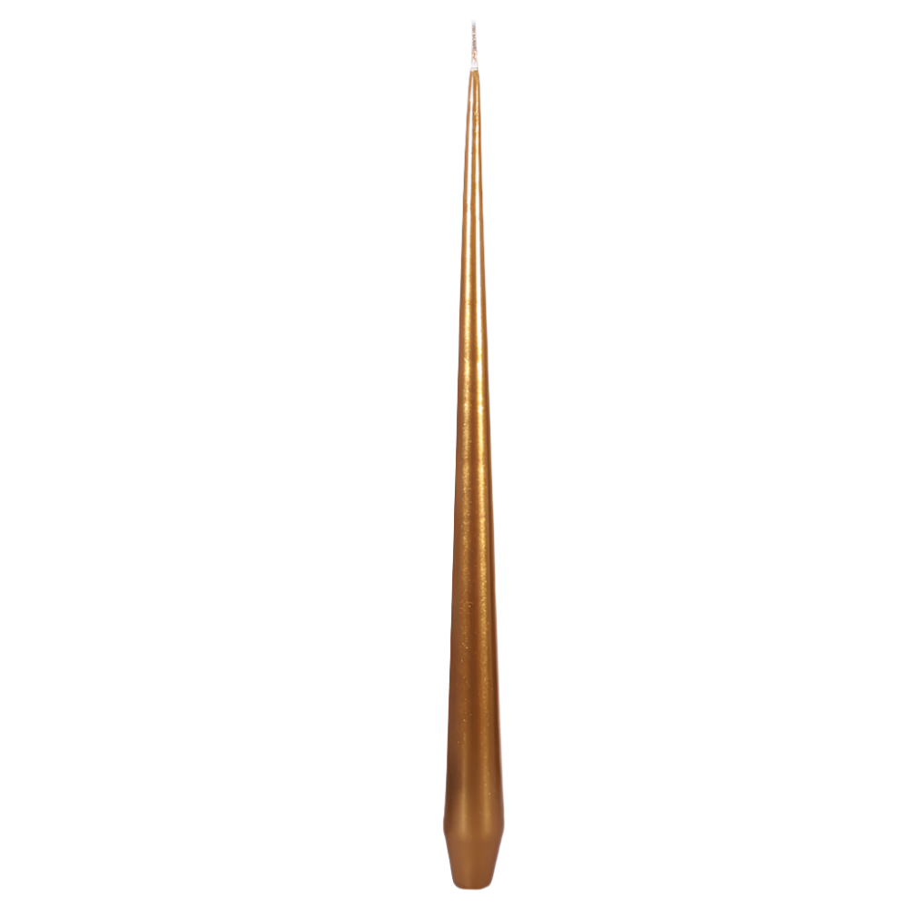 Dark Gold Metallic Taper Candles from Shi Shi at Home Smith