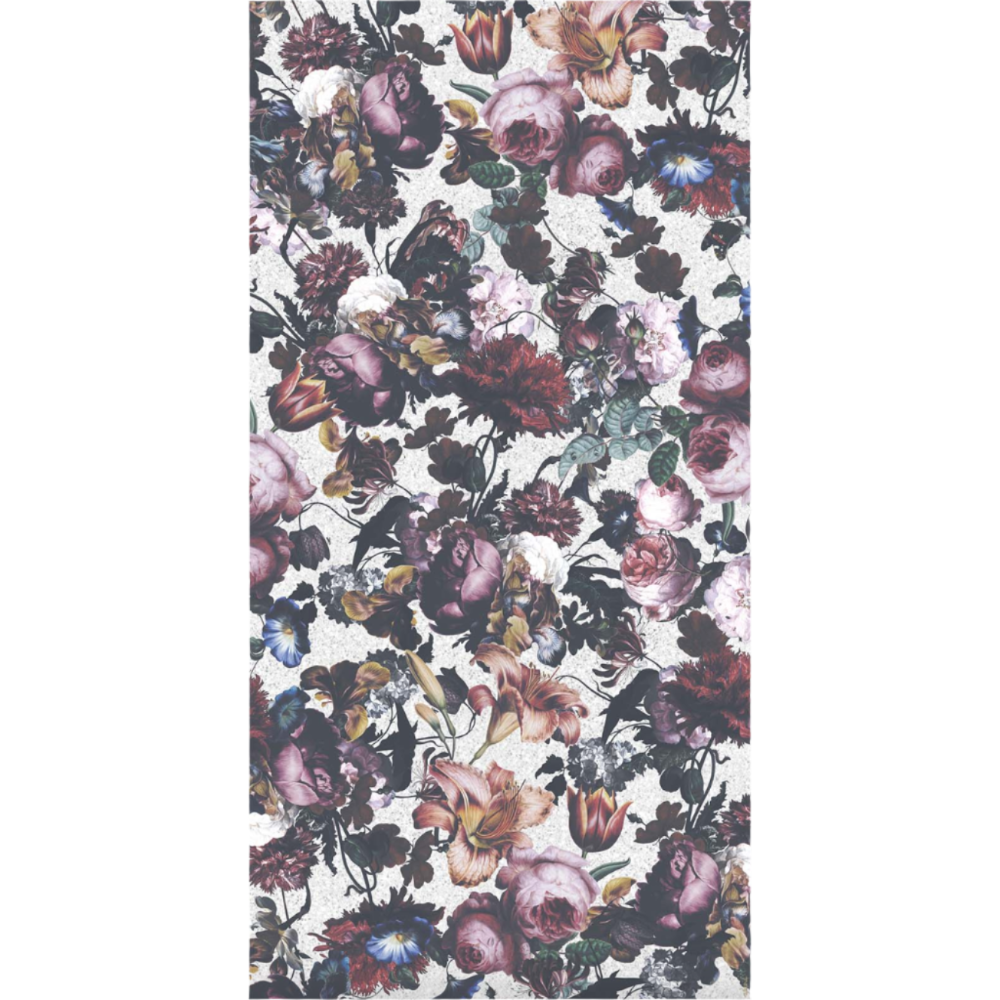 Adama Tashir rectangular Vinyl Mat Rug in white at Home Smith