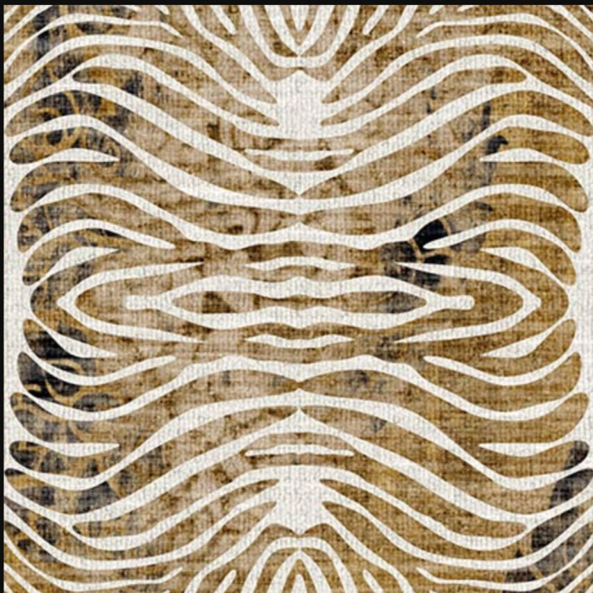 Adama Nairobi Vinyl Mat Rug in Brown at Home Smith