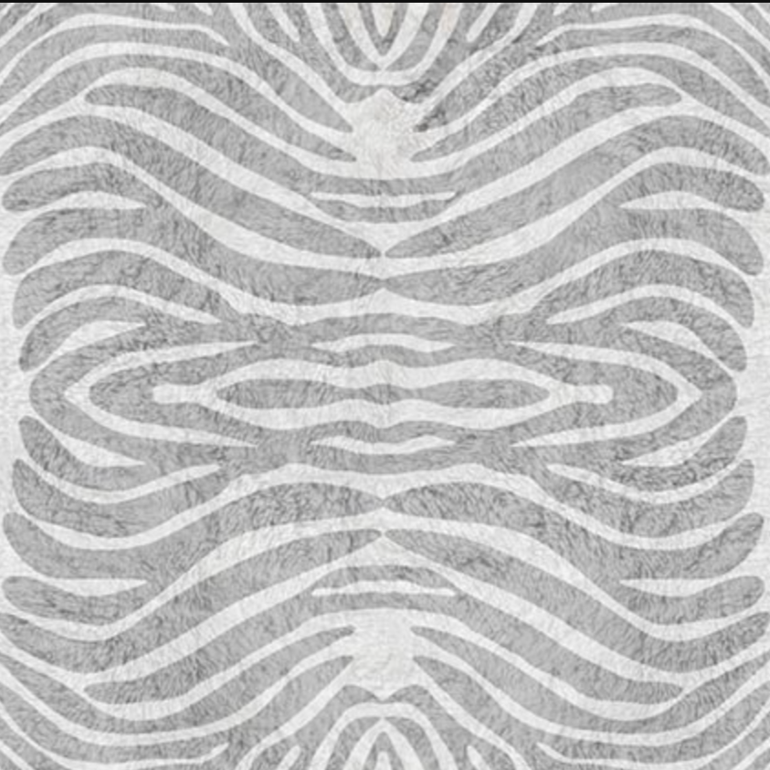 Adama Nairobi Vinyl Mat Rug in White at Home Smith