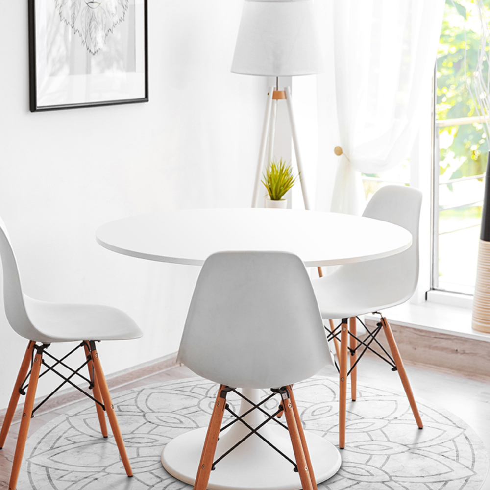 Adama Dalia Circular Vinyl Mat Rug at Home Smith
