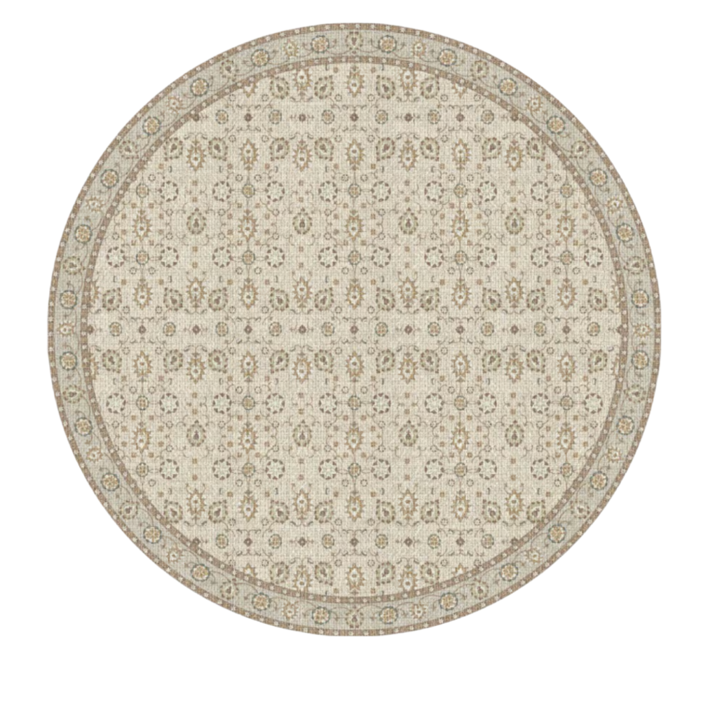 Adama Romero Circular Vinyl Mat Rug at Home Smith
