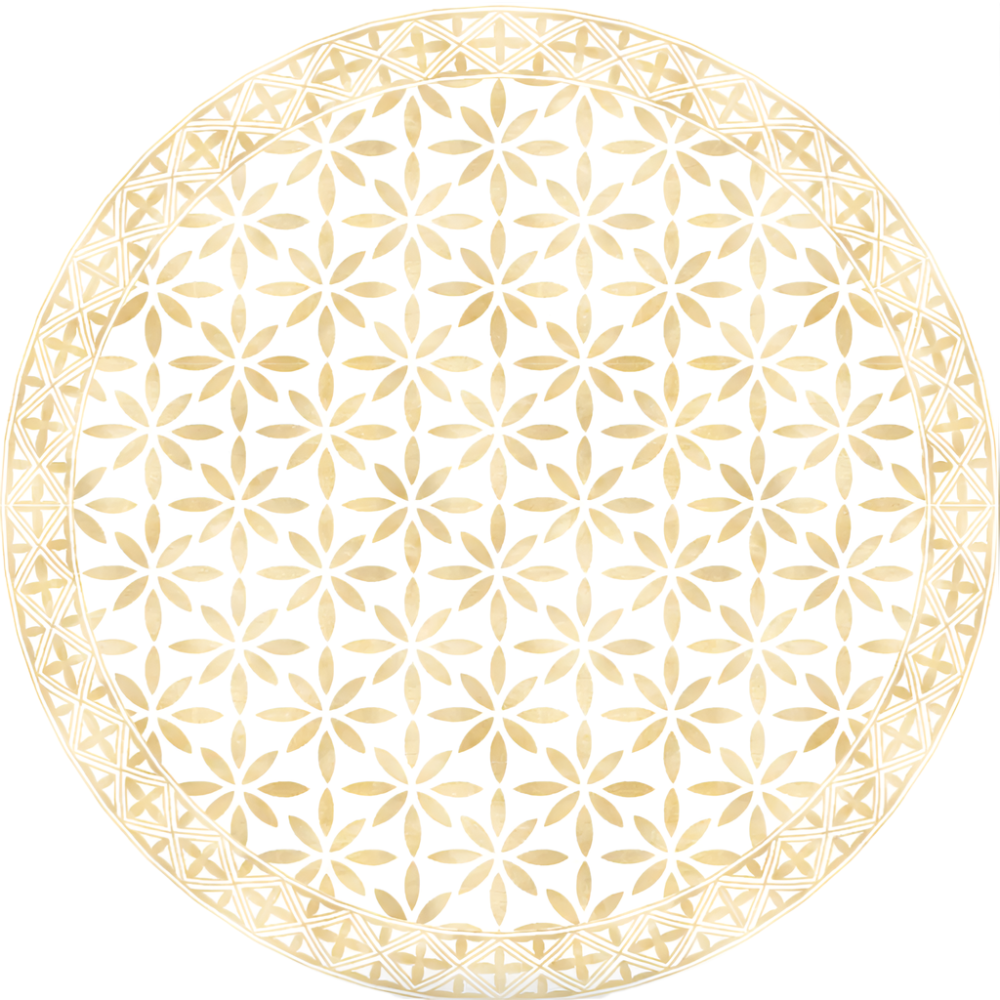 Adama Prague Circular Vinyl Mat Rug at Home Smith