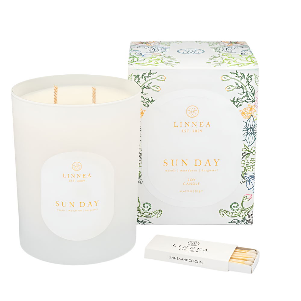 Sun Day Scented Soy Candle from Linnea at Home Smith